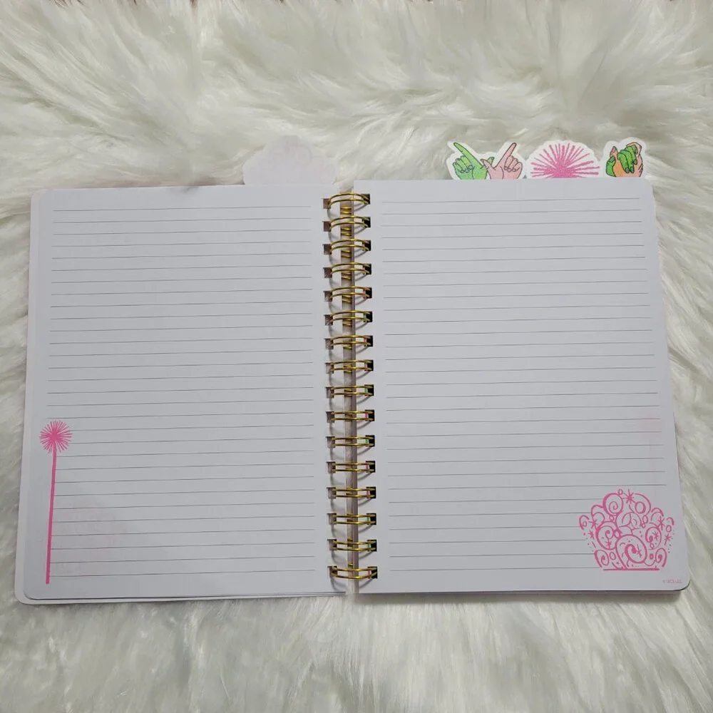 Wicked Glinda Tabbed Spiral Notebook